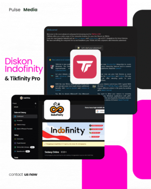 Diskon Indofinity / Tikfinity Pro